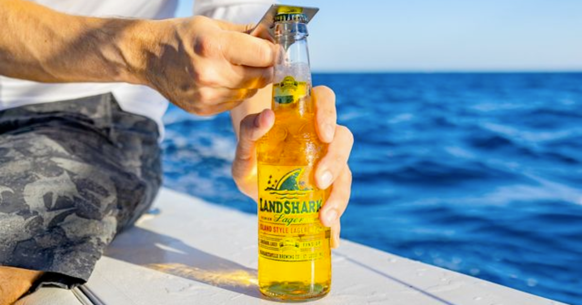 Landshark Beer Review A Decent Beach Lager The Beer Babe